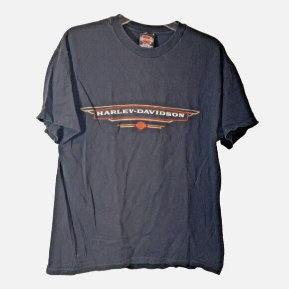 Harley-Davidson Men’s T-Shirt Sz L Black Atlanta GA Dealer Tee Short Sleeve - Picture 6 of 15